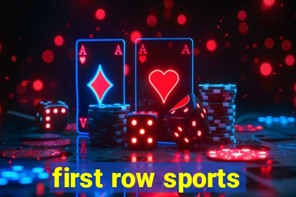 first row sports